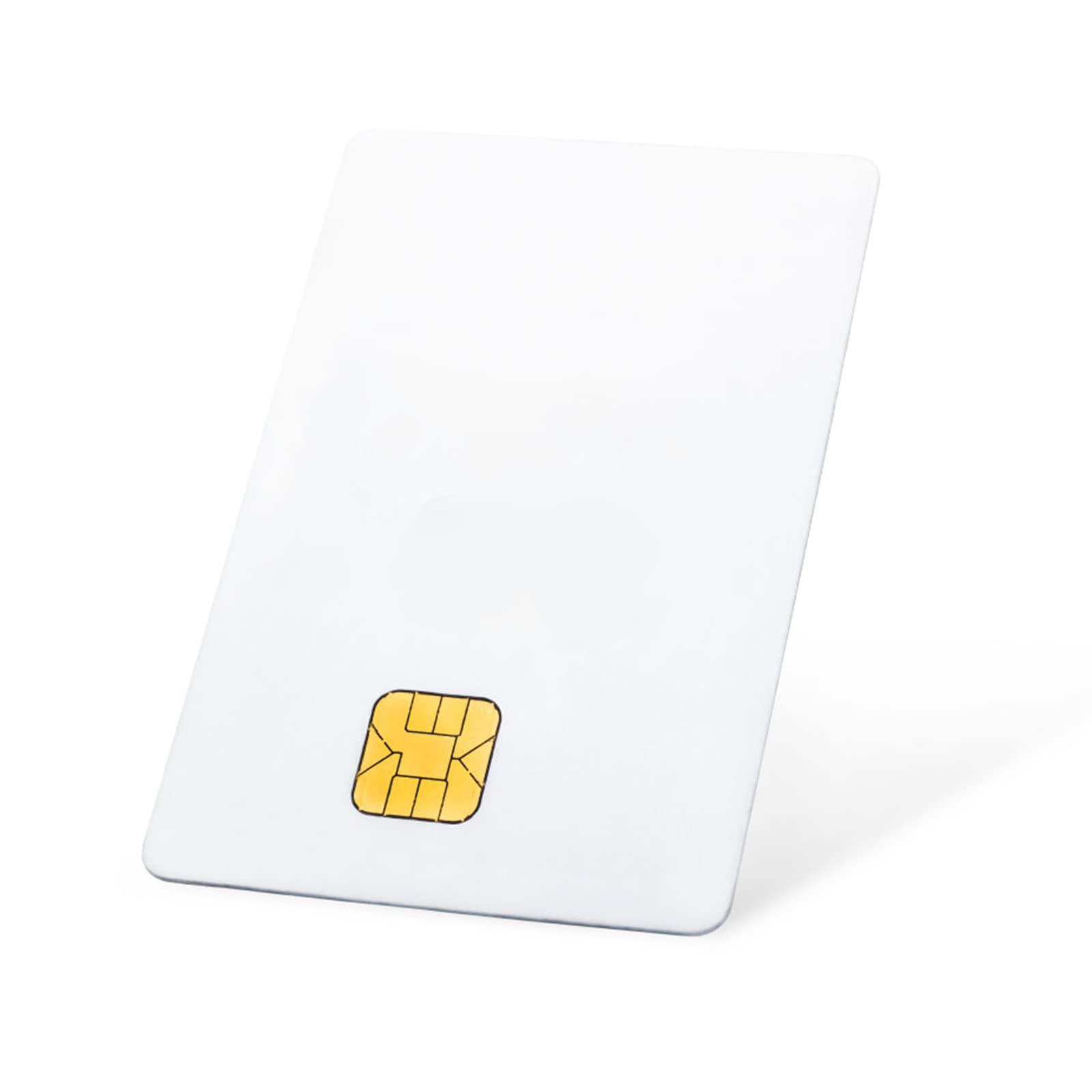 50 pz carta in PVC vuota con chip 4428 contatto smart card hotel key card ISO7816 protocollo
