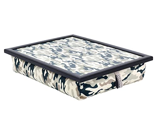 Andrews Living Bandeja de rodilla de camuflaje crema Cover