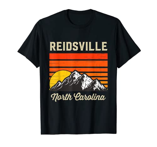 Reidsville Carolina del Norte Retro Ciudad Estado Vintage Estados Unidos Camiseta