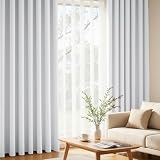 AZRA カーテン 4枚セット 遮光度99.99% 1級遮光 アイスグレー 幅100cm丈220cm 断熱 防寒 防音 省エネ UVカット 無地 洗える 寝室 リビング用 (遮光カーテン2枚・レースカーテン2枚)