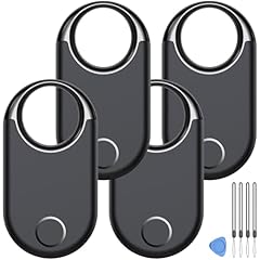 Air Tags Bluetooth Tracker Finder 4 pezzi, Bluetooth Localizzatore Funziona con Apple Dov'è App (solo iOS, NON per Android), Trova oggetti per Bagagli, Valigie, ZainiBorse, Tags Batteria Sostituibile.