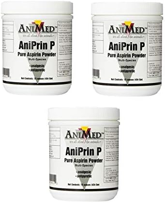 AniMed ANIPRIN P EQ Aspirin 16 Ounces (3 Pack)