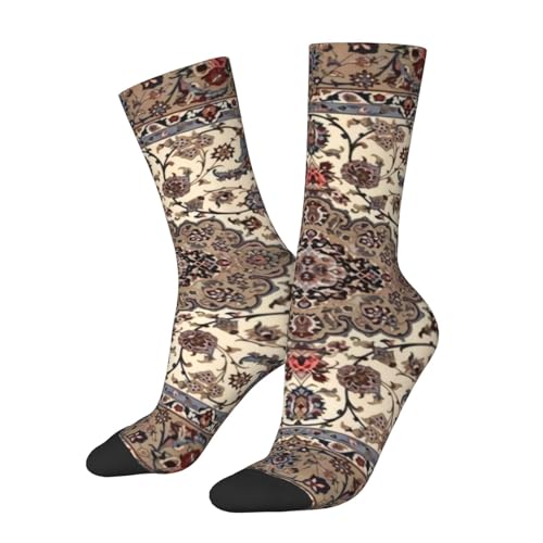Calcetines Hombre Mujer Flower Oriental Transpirables Divertidos Tripulación Calcetines, Para Yoga, Entrenamiento, Baloncesto, 40cm