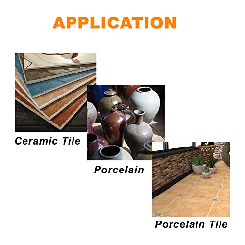 Fewell 12In Tile Saw Blade Dry Wet Cutting 10Mm Segment Height Porcelain Diamond Tile Blade 12 Inch Ceramic Tile Cutter Blade Disc Wheel #TOP4