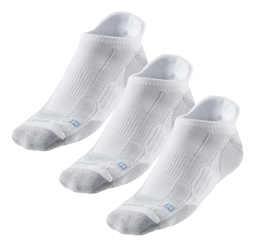 R-Gear Drymax No Show Running Socks For Men and Women, Medium Cushion | Breathable, Moisture Control