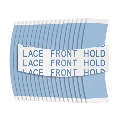 Sunshine Tape Blue Liner Lace Front Hold Wig Tape, Back Curve (108 pcs)