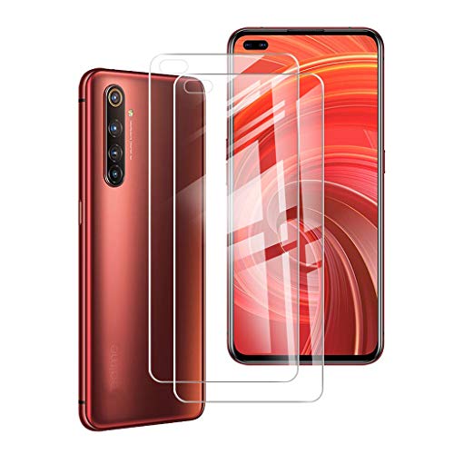 HHUAN Cristal Templado Protector de Pantalla para Oppo Realme X50 Pro 5G (6.44'), [2 Pack] Dureza 9H Alta Definición Protector de Pantalla Screen Protector Film para Oppo Realme X50 Pro 5G
