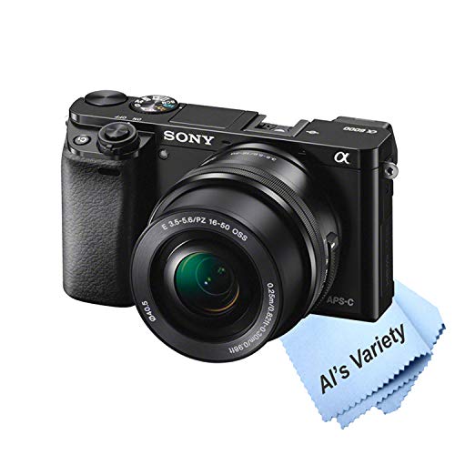 Sony Alpha a6000 Mirrorless Digital Camera with 16-50mm Lens + 32GB Card, Tripod, Case, and More (18pc Bundle) - Thumbnail 4