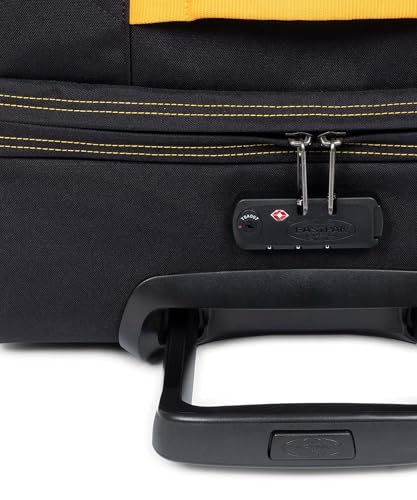 EASTPAK Tranverz M Dotsblacksilver motif pointillé argent valise légère