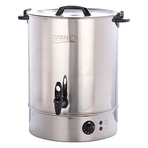 Burco MFCT1030 Stainless Steel Cygnet Manual Fill Water Boiler, Silver, 30L Capacity Cover