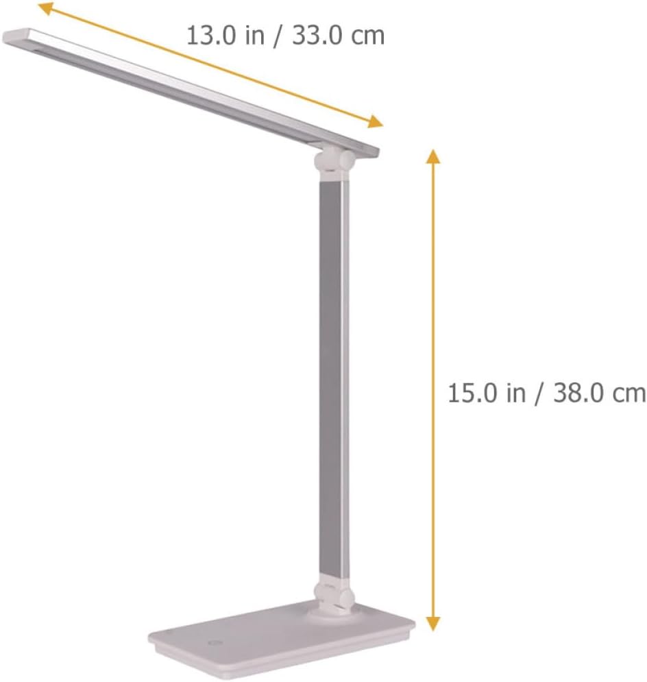 Nail Table Lamp LED Desk Light for Eyebrow Tattooing Beauty Folding Design with Eye Protection for Home Salon Use Daylight Brightness Finish