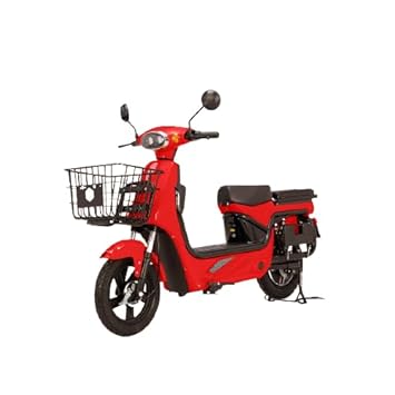 Odysse Trot Electric Motorcycle/Motorbike/Bike II Range 75 Km in one charge (Maroon)