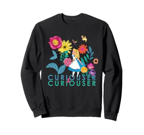 Sweat Alice aux Pays des Merveilles de Disney Curiouser style décontracté