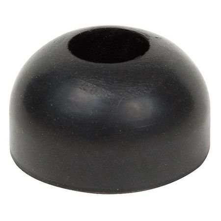 Bumper, Rubber, Black, 13/16"H x 13/16"W, PK.10