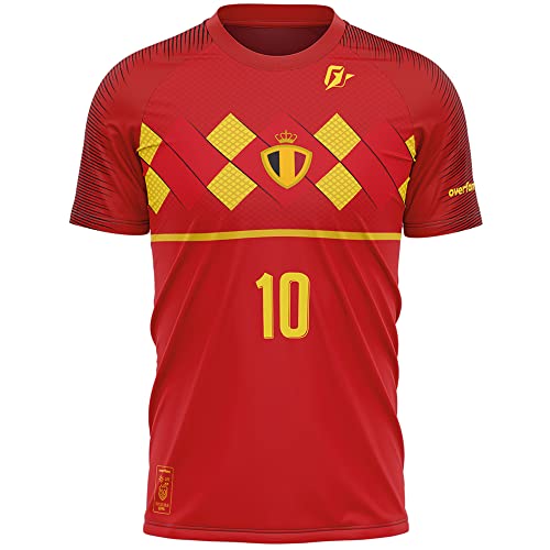 Camiseta Filtro UV Bélgica Red Devils Copa Torcedor Retrô