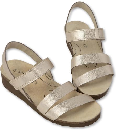 Image of NAOT Kayla Women's Sandals - Supportive 3-Strap Design with Backstrap, Cork & Latex Footbed - Arch Support - Travel-Friendly Comfortable Walking Sandals for All-Day Wear