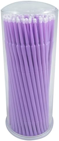 ATLIN Touch Up Paint Brushes, 100 Pack of 1.5mm Disposable Micro Applicators for Automotive Paint Chip Repair