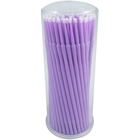 ATLIN Touch Up Paint Brushes, 100 Pack of 1.5mm Disposable Micro Applicators for Automotive Paint Chip Repair Cover