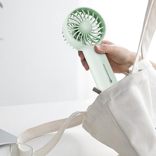 Gooddyiyukey Small Hand Fan with Mist, 3 Speeds USB Rechargeable Portable Fan with Mist,Summer Powerful Cooling Battery Operated Quiet Personal Fan for Office Camping Gym Makeup Car Travel - Thumbnail 7