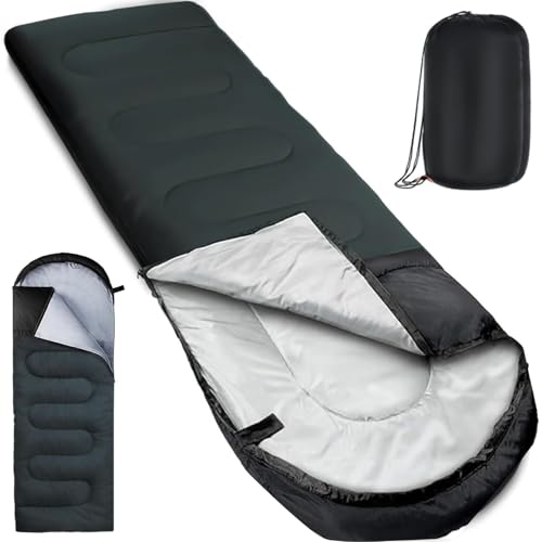 La Mejor Lista de Sacos para dormir los preferidos por los clientes. 41 WEAGP Saco de Dormir para Camping, Bolsa de Dormir Ligero y Cómodo de Tres Estaciones, Sleeping Bag Adulto Bolsa de Dormir para Acampar para Camping y Senderismo, Apto para...