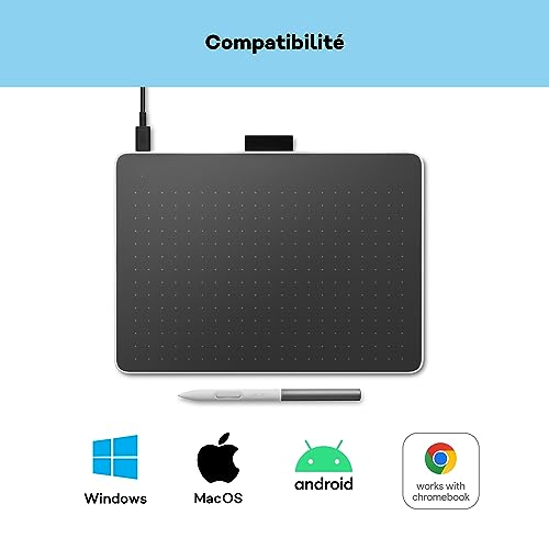 Tablette à stylet Wacom One M sans pile avec Bluetooth pour Windows et Mac - 4