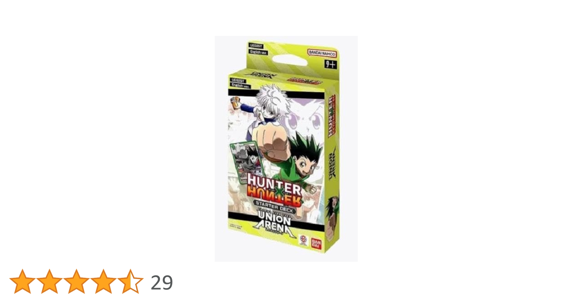 ハンターハンター　デッキ Amazon.co.jp: バンダイ ユニオンアリーナ 英語 TCG ハンターX