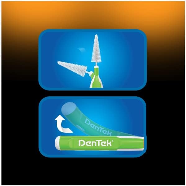 Miniatura 5 de DenTek Easy Brush Fresh Mint - Limpiadores interdentales apretados, 16 unidades (paquete de 3)