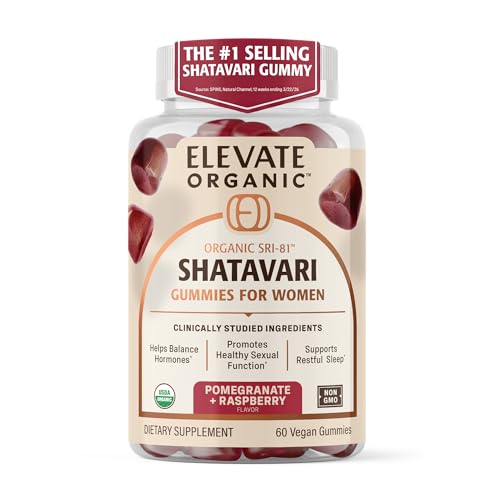 Organic SRI-81 Shatavari Gummies for Women Menopause Support 30 Servings