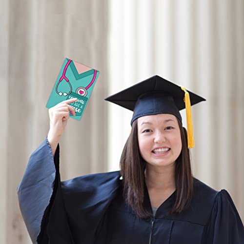 D4Dream Nurse Graduation Card Nurse Appreciation Card For Nursing School Graduate 4" X 6" Nurse Uniform Greeting Card With Envelop Nurse Congratulations Gift Card Graduate Greeting Card For Nurse #TOP3