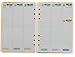 Pièce de rechange pour Organizer A6, format personnel 10 x 17 cm, avec 6 anneaux (Agenda – Español)
