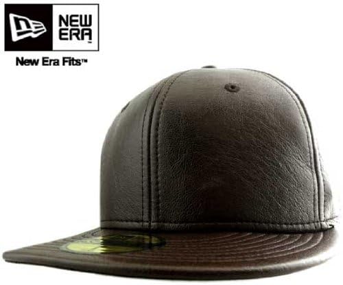 Amazon サイズ 8 New Era Cap ニューエラ キャップ レザー シリーズ 5950 ナチュラル レザー ブラウン キャップ 通販
