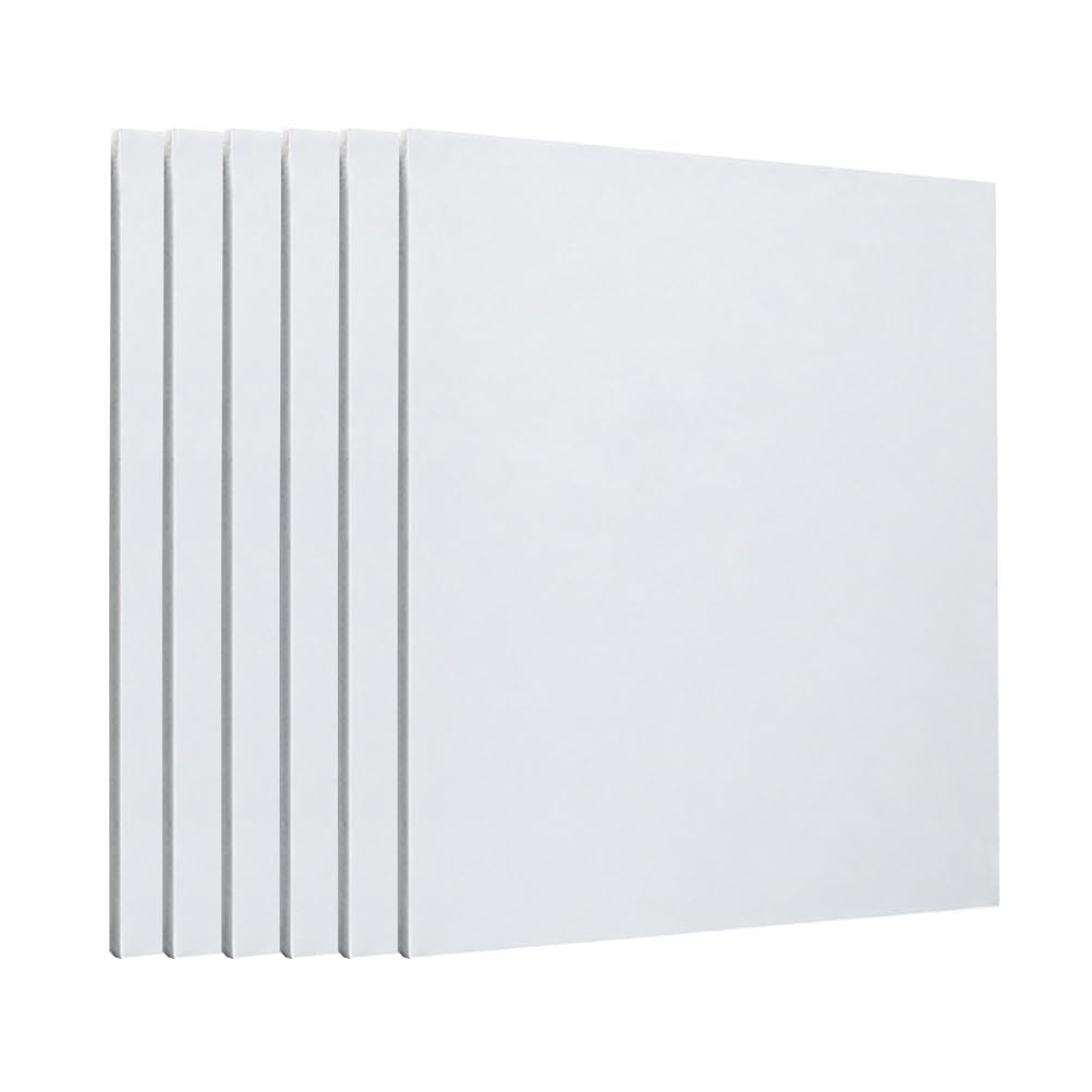 YTSMZX Teflon PTFE Plastic Sheet 50mmx100mm 6pcs,Thickness 0.3mm