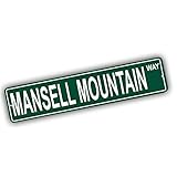 Maine Mountains Pick Your Mountain Compatible/Replacement for Mansell Mountain United States Mountain Aluminum Metal Tin Street Sign Style Home Decor For Man Cave Poker Tavern Game Room