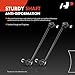 A-Premium 2 x Front Sway Bar Links Stabilizer Bar Links, Compatible with Fiat 500 2012-2019