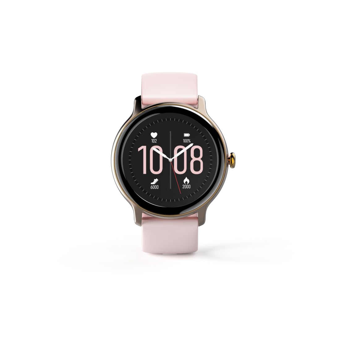 Hama Smartwatch 4910 Dames - IP68 Waterdicht Fitnesshorloge - Hartslag & Slaaptracker - Roségoud