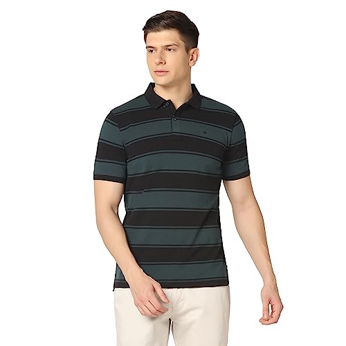 Image of Blackberrys Men's Striped Slim Fit T-Shirt