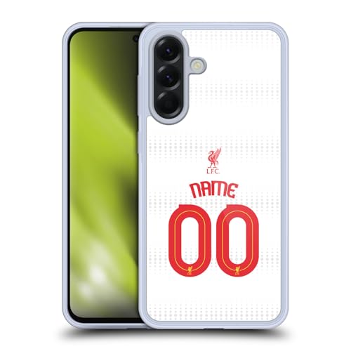 Coque Samsung Galaxy A56 5G personnalisée Liverpool FC kit blanc en gel