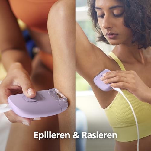 Philips Epilierer Series 2000, kabelgebundener Epilierer für Körper und empfindliche Bereiche, epilieren und rasieren… – Ansicht 5