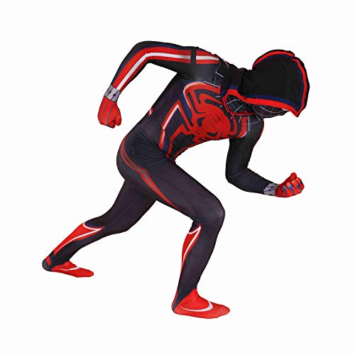 Lahnimm 2023 Super Hero Halloween Cosplay Costume Spandex Jumpsuit Adult Kids (Adult-L, Redblack) #TOP1