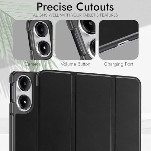 Image of Robustrion Cover for Redmi Pad 2 Pro 12.1 inch Cover Case, Trifold Cover Case for Redmi Pad 2 Pro 5G Tablet Cover [Auto Sleep Wake Support] - Black