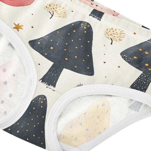 GuoChe Cotton Panties Soft Panties Organic Cotton Toddler Underwear for Girls in Sizes 2T,3T, 4T, 5T, 6Y and 8Y4