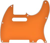 Vista 44 de KAISH Carcasa de 8 agujeros para guitarra Tele, placa antiarañazos TL, mate negro, 1 capa, para Telecaster de EE. UU./México