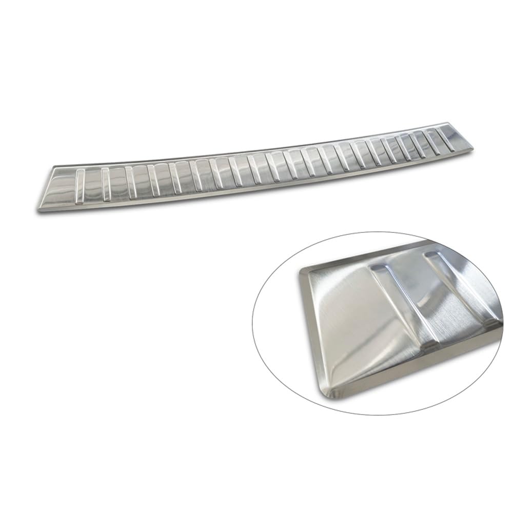 Avisa Protector del Parachoques Trasero Inoxidable Compatible con Peugeot 3008 III 2024- 'Ribs'