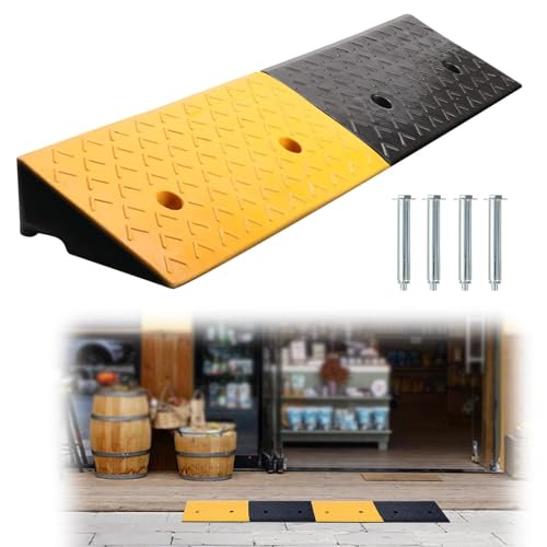 Rampa para autos heavy duty 100x30x11 cm caucho