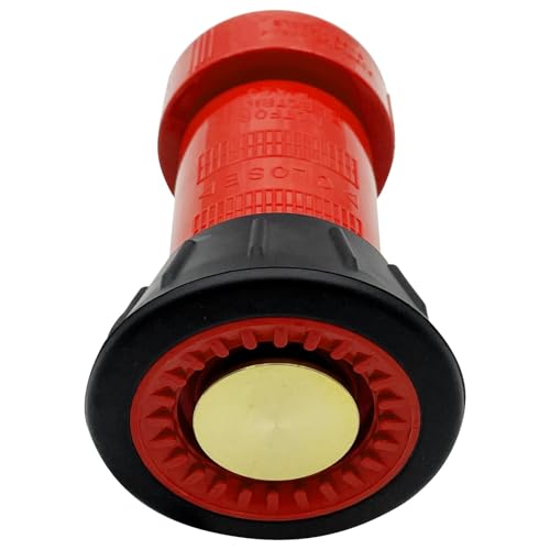 Image of SAFBY Fire Hose Nozzle Thermoplastic Fire Equipment Spray Jet Fog (1.5 inch NST /NH)