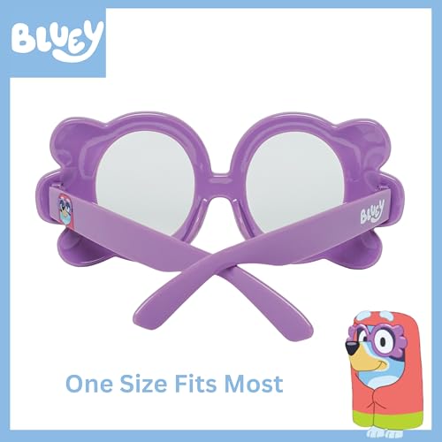 Sun-Staches BLUEY Granny Glasses | Officially Licensed Bluey Dress Up | Clear Lenses | Adult or Child Size