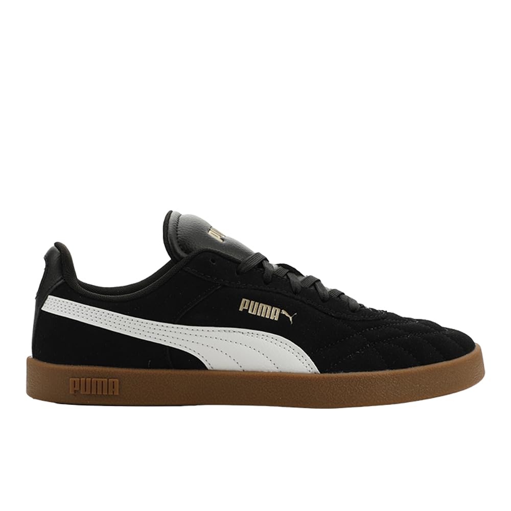 Womens Club Ii Indoor Suede Lace Up Sneakers Shoes Casual - Black