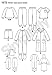 Simplicity 1572 Toddler and Child's Robe and Pajamas Sewing Patterns, Sizes 1/2-2