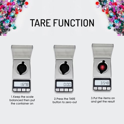 Image of Atom XS Electronic Pocket Digital Scale 100gms x 0.001gms | Digital Jewellery Scale | Atom A 205 Pocket Scale., Silver