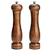 Delihom Molinillo de Pimienta, 2PCs Molinillos de Pimienta y Sal Manuales de Madera, Molinillo de Especias con Adjustable Núcleo de Molienda de Cerámica, Molinillo de Sal (20 cm)